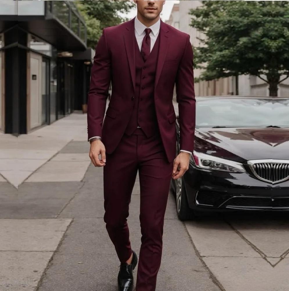 Three-piece Suit Solid Color High Sense