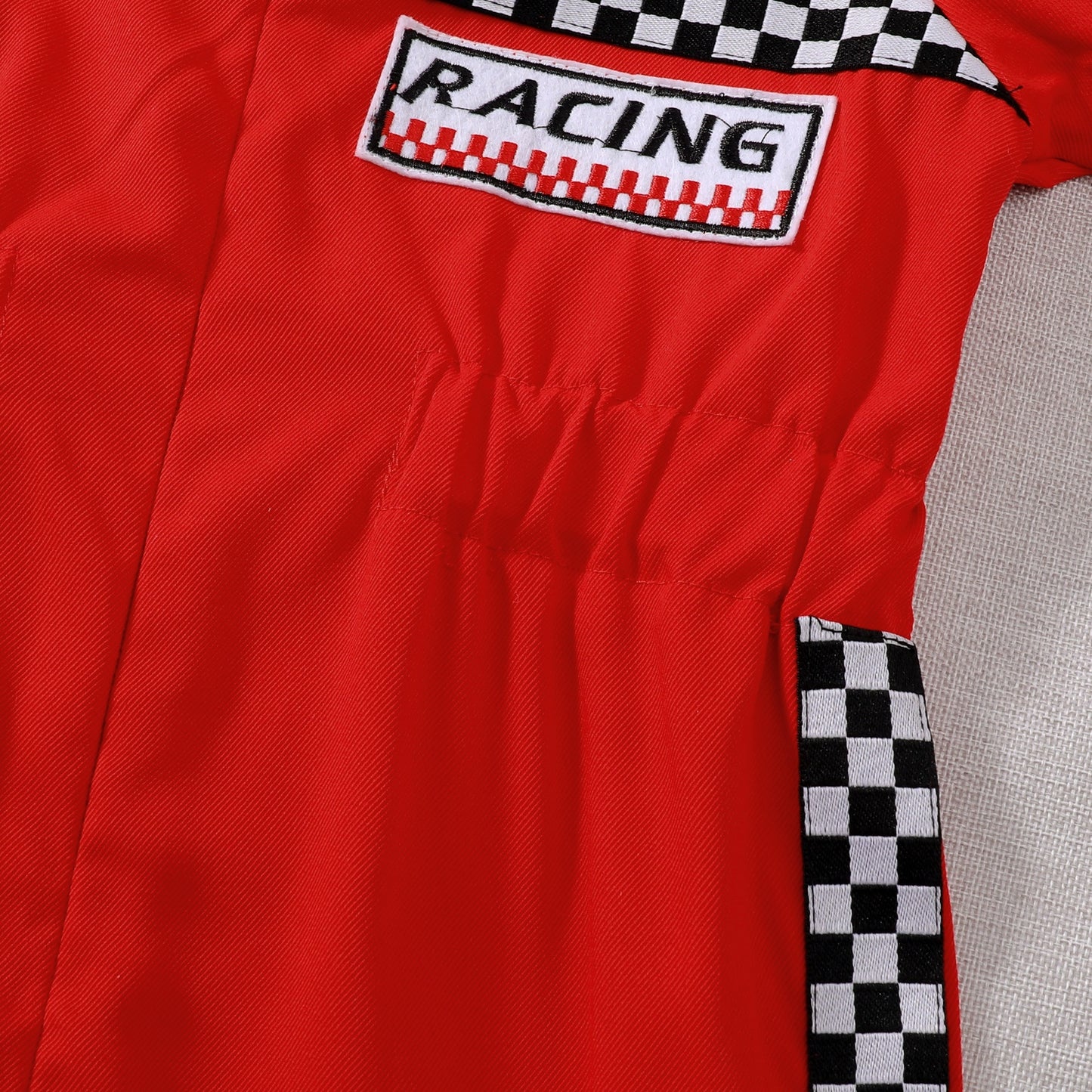 Toddler Girls Boys Racing Driver Jumpsuit, Racer Outfit, Halloween Christmas Carnival Party Race Car Driver Clothing Set