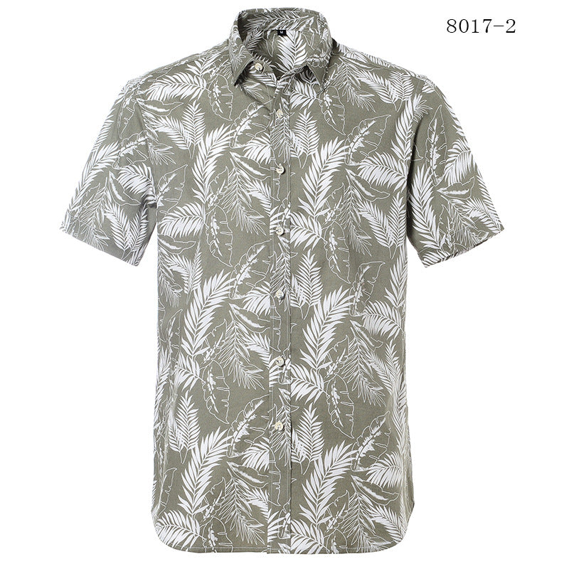 Printed short-sleeved shirt