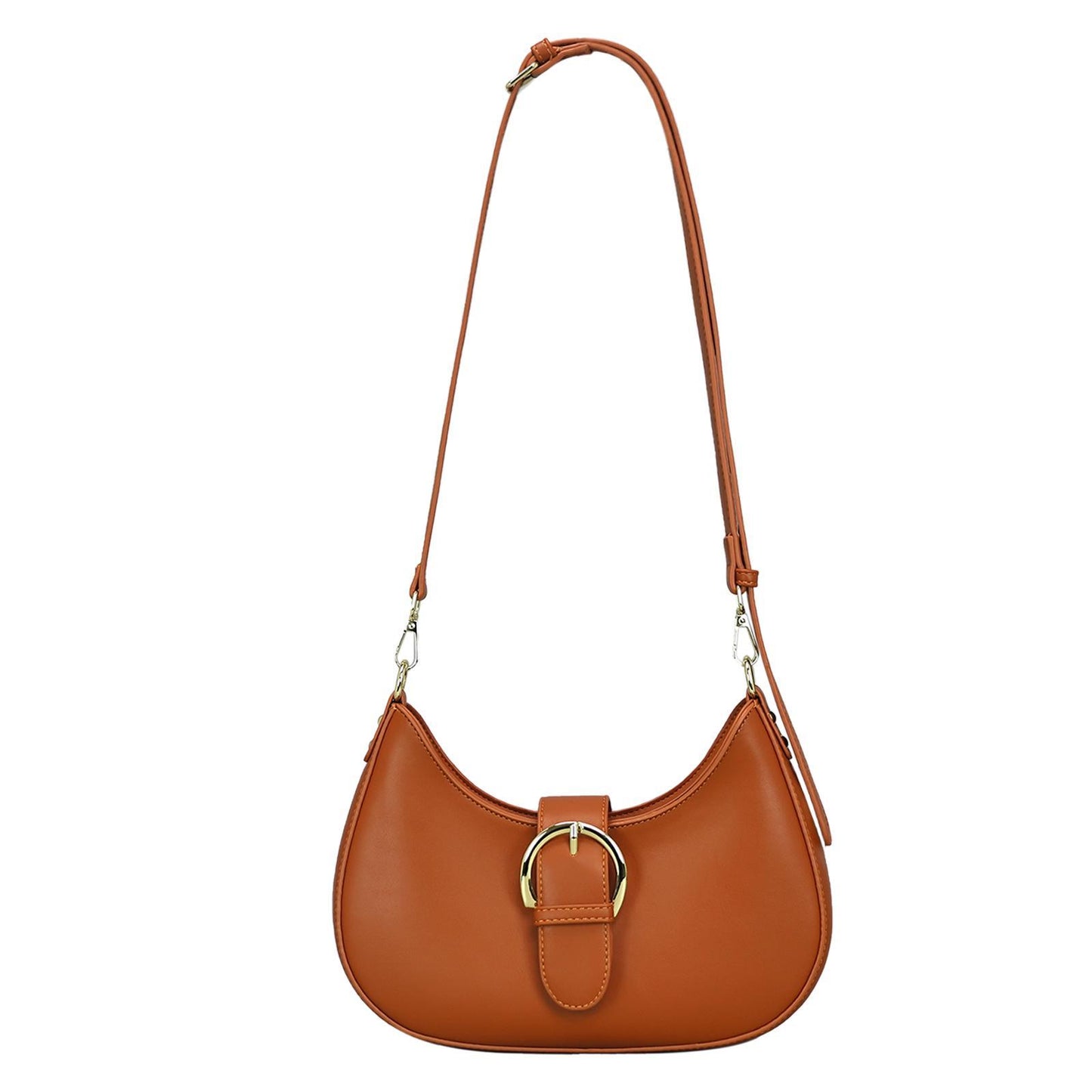 0386 Series Women's Shoulder Bag Black Brown