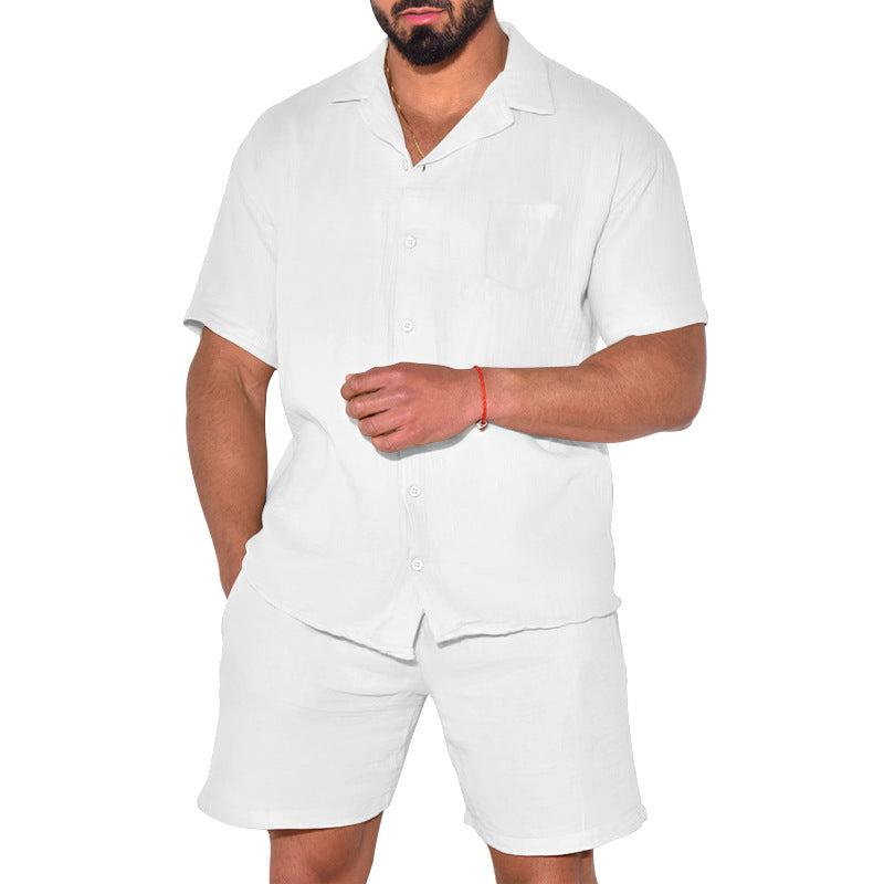Short Sleeve Suit Loose