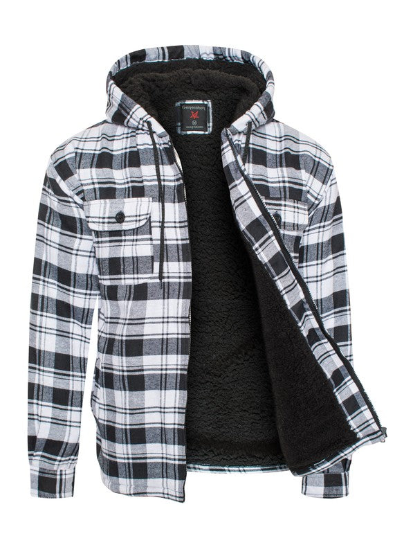 Flannel Sherpa Lining Jacket