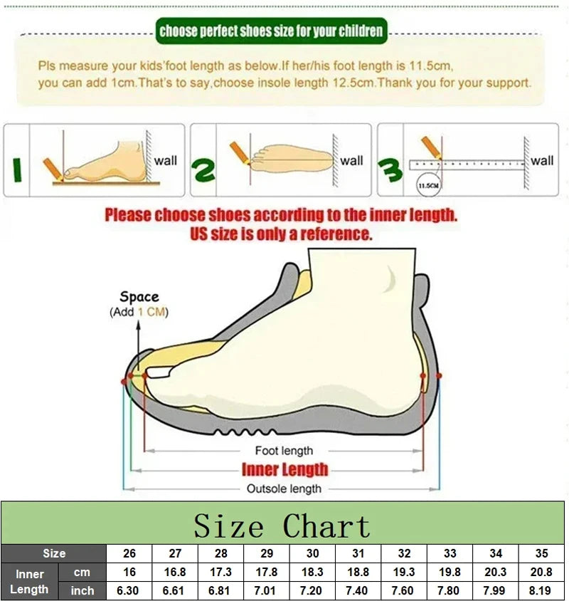 Kids New Design KPOP White Sport Shoes Boys Girls Anti-slip Breathable Sneakers