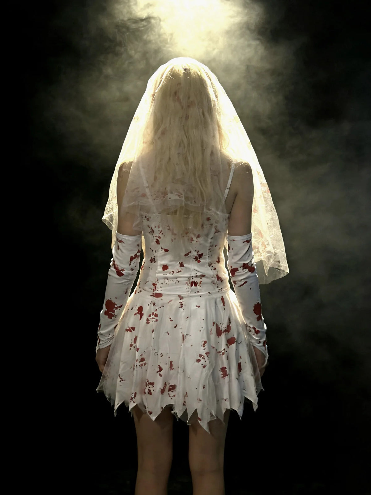 Women Halloween Theme Spaghetti Strap Mini Dress