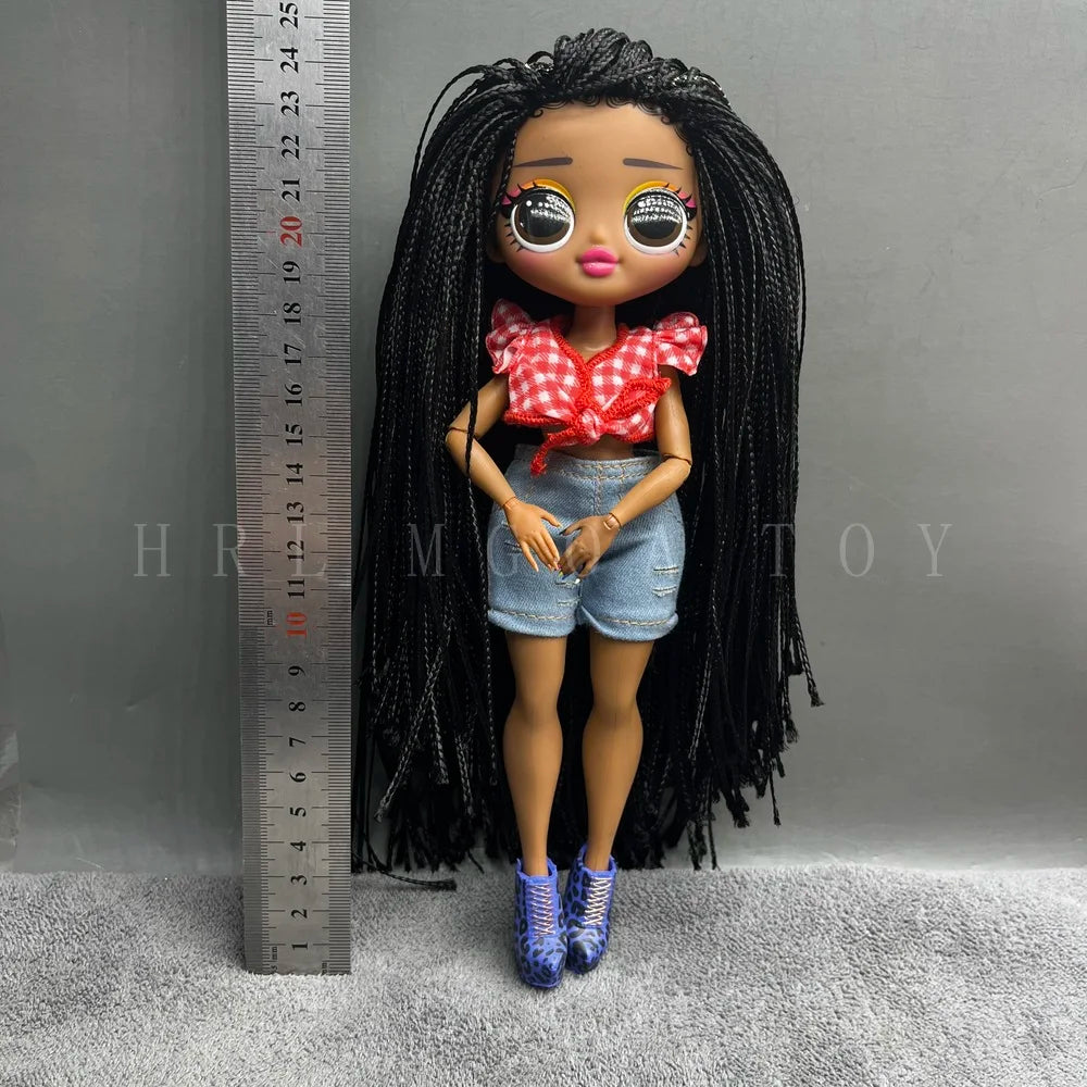 Original 24cm OMG Big Sister Fashion Dress up Girl Doll Set Including Clothes and Shoes Holiday Gift Toys