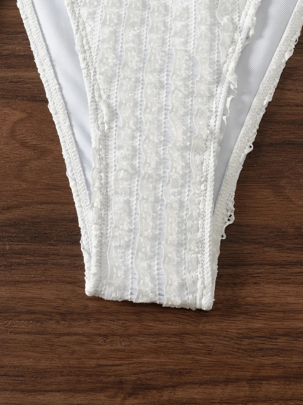 White Bow Sexy Bikinis Swimsuits