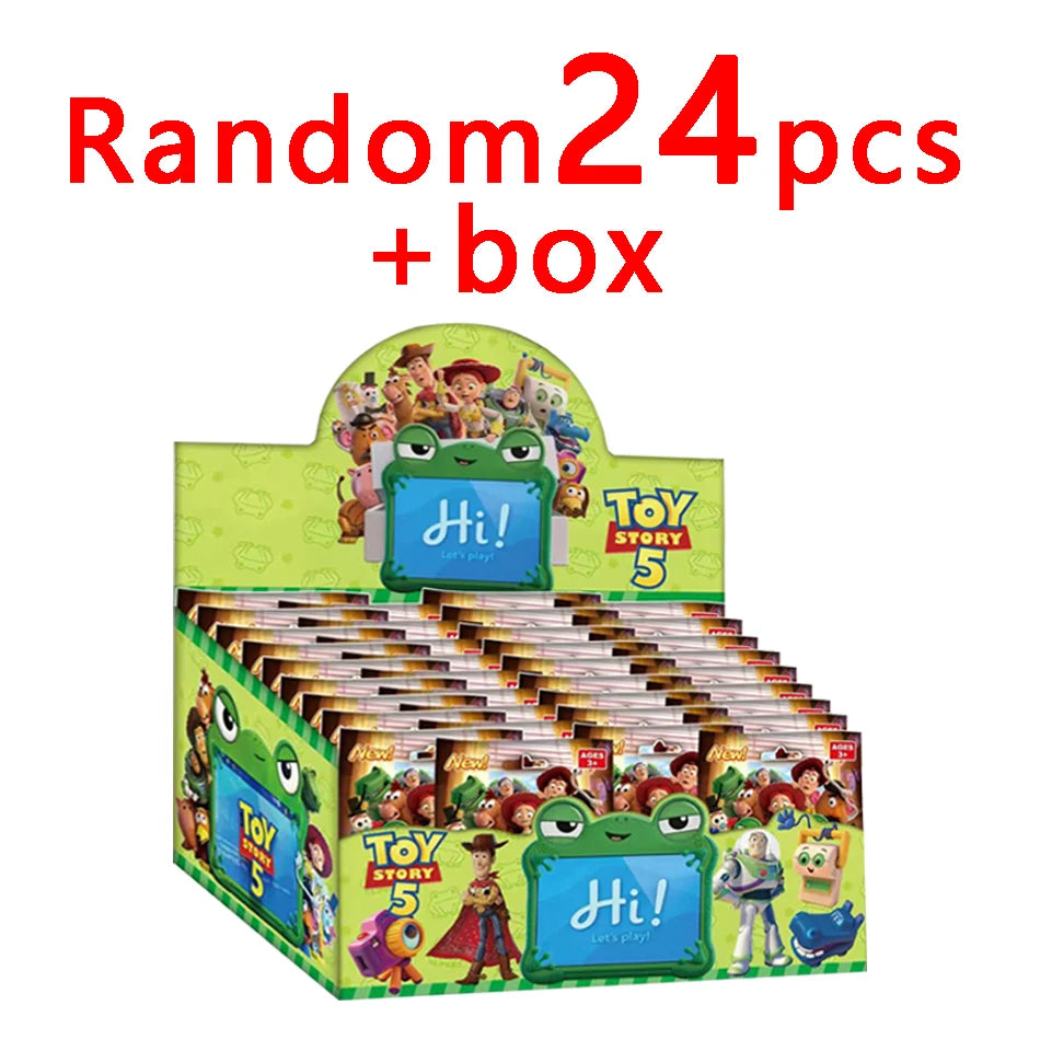 Random 2-24PC Toy Story Style Anime Figure Blind Box Cute Doll Model Statue Collectible Toy Birthday Gift for Children Adult