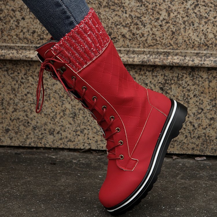 Solid Color Boots