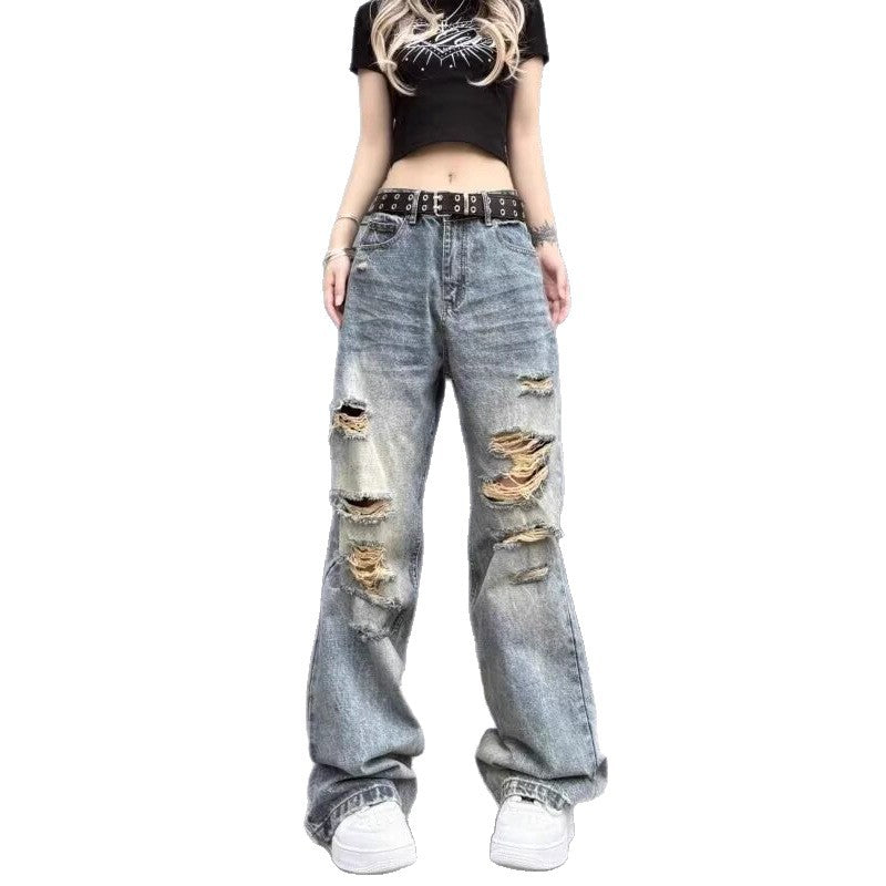 Straight-leg Loose-fit Long Pants