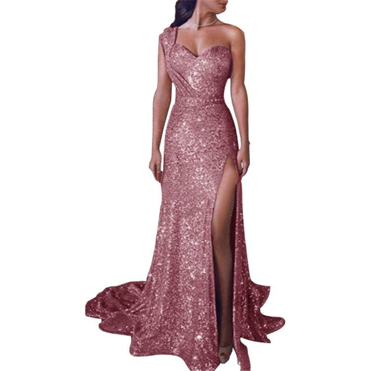 Solid-Color Casual All-Match Halter Dress