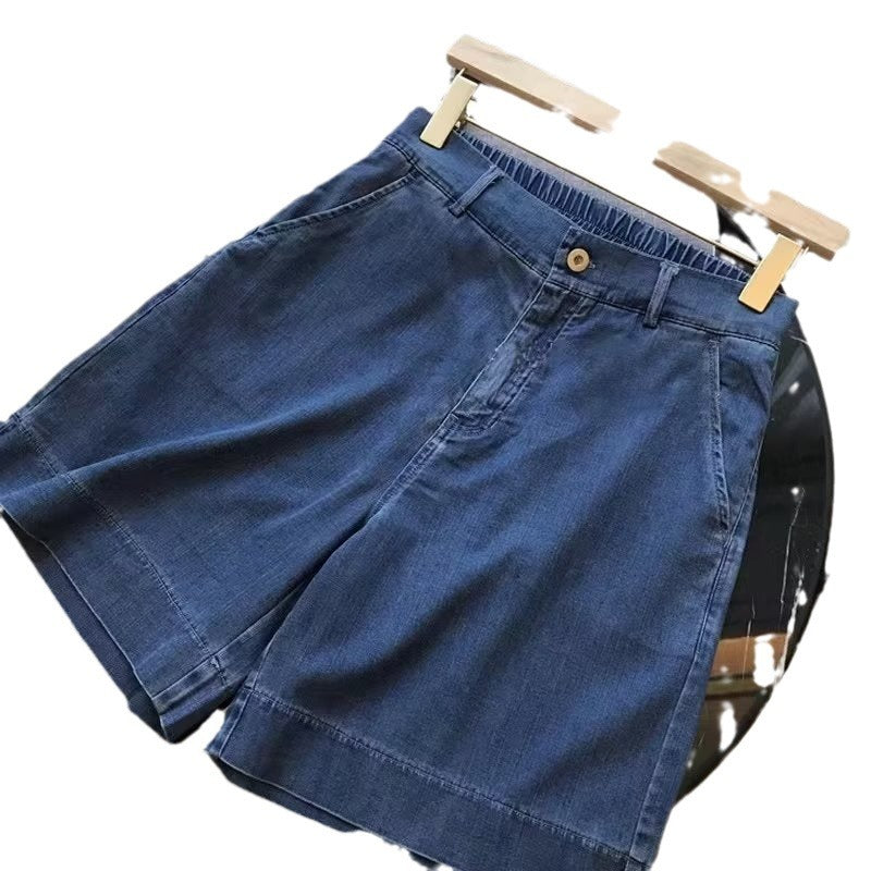 High-waisted Plus-size Versatile Loose-fit