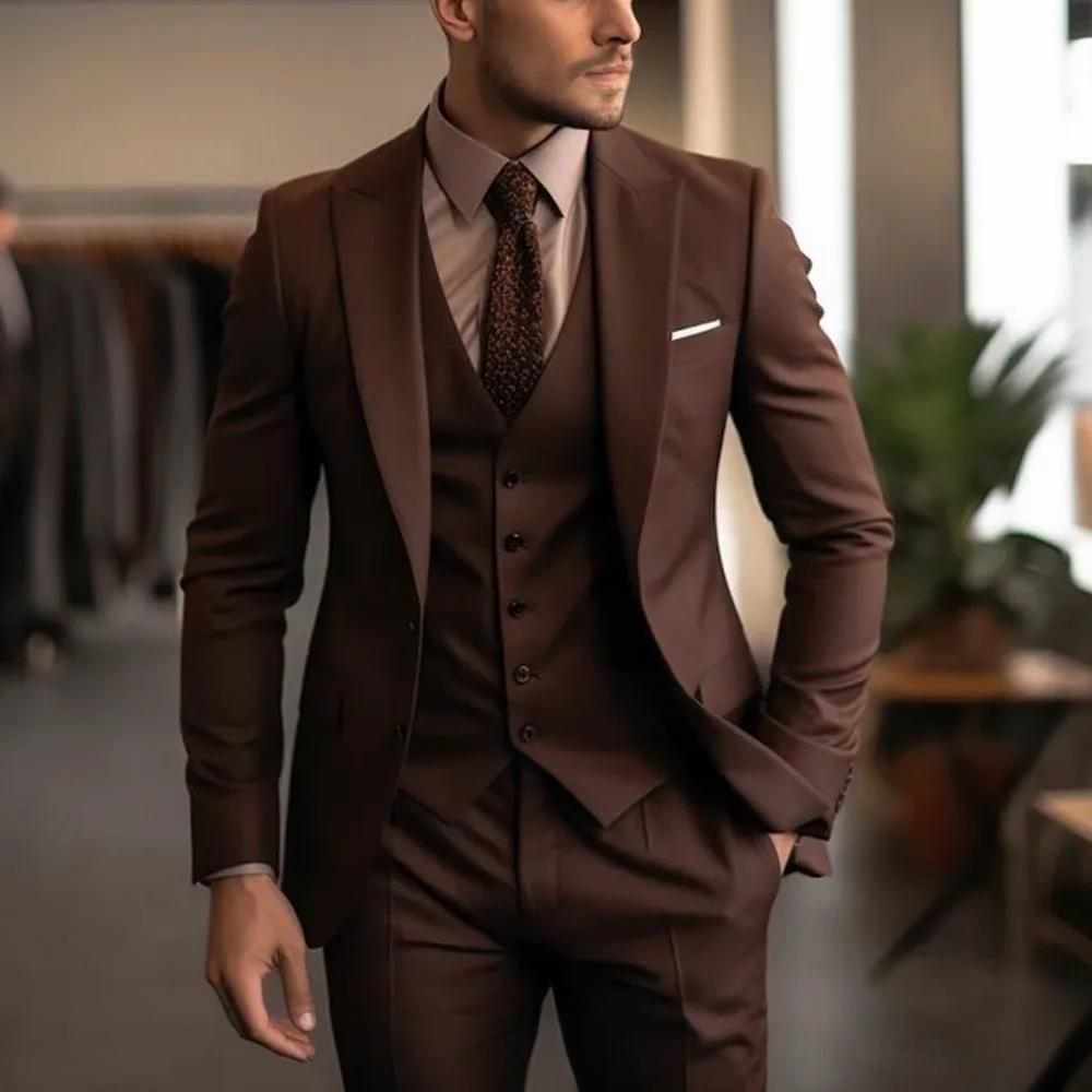 Three-piece Suit Solid Color High Sense