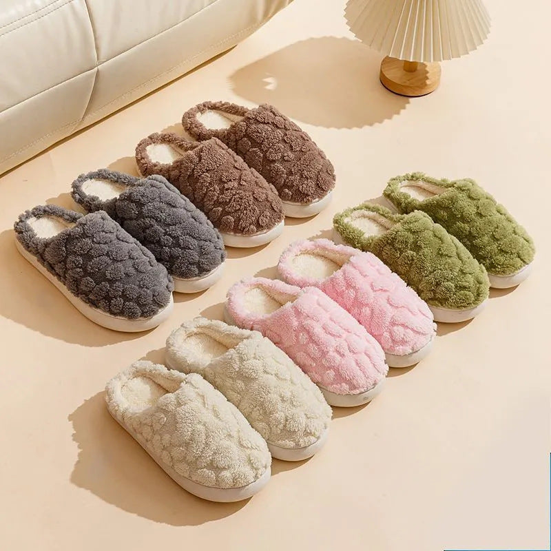 Fuzzy Slipper Cartoon Plush Slipper Anti-Skid