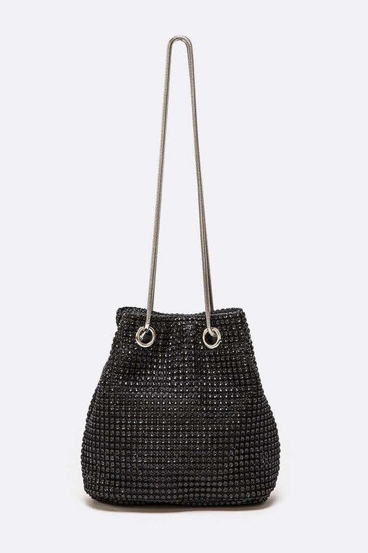 Rhinestone Mesh Bag