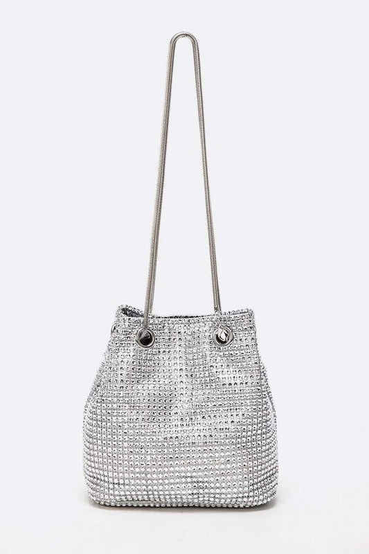 Rhinestone Mesh Bag