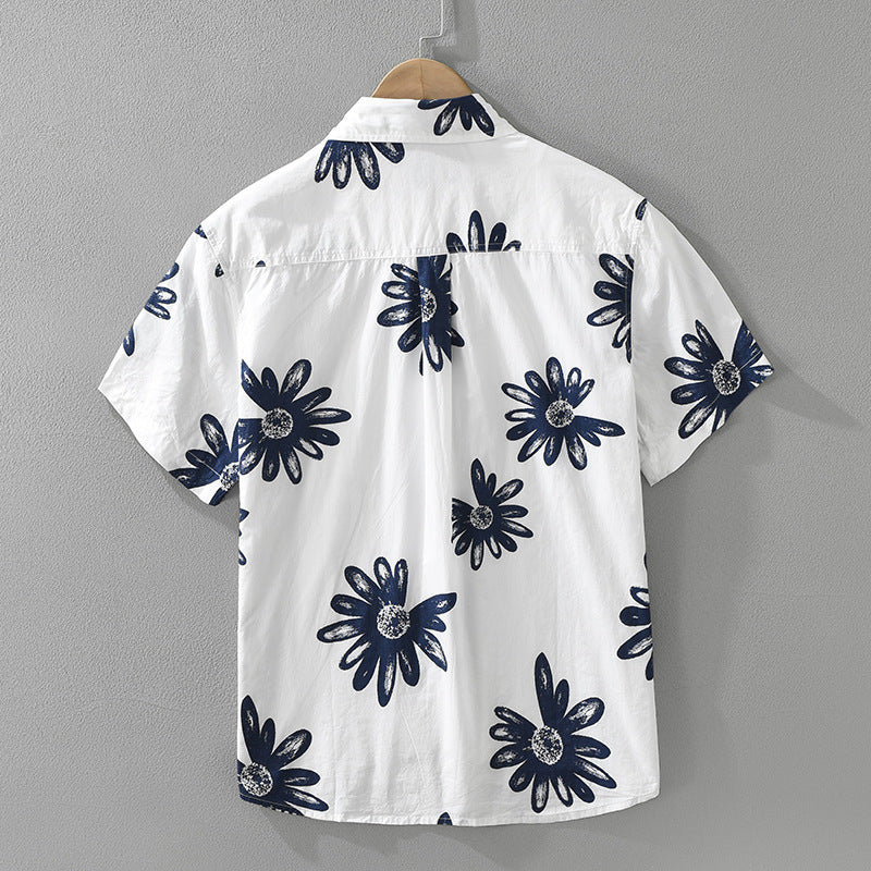 Trendy Printed Short Sleeve Shirt