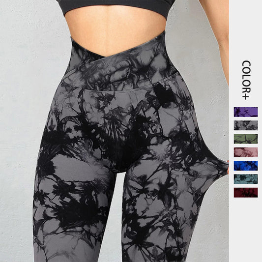 Tie Dye Leggings  Push Up