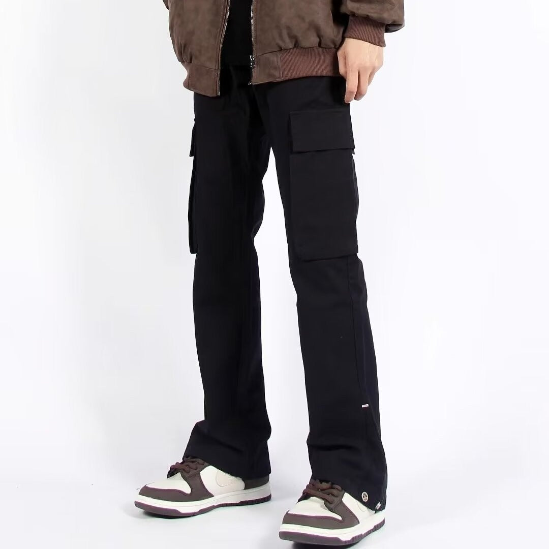 Straight-leg Floor-length Pants