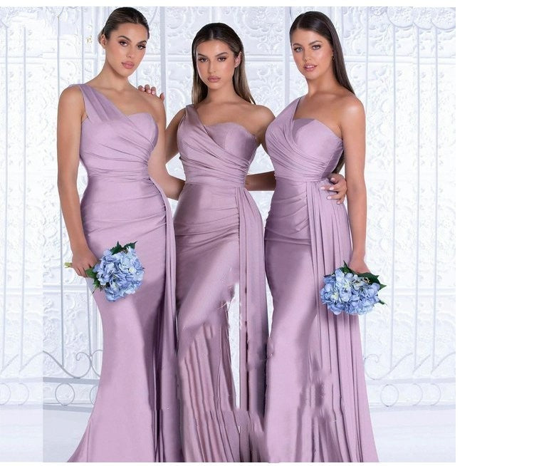 Mermaid One Shoulder  Dress