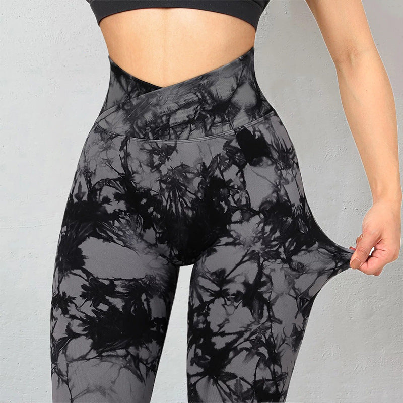 Tie Dye Leggings  Push Up