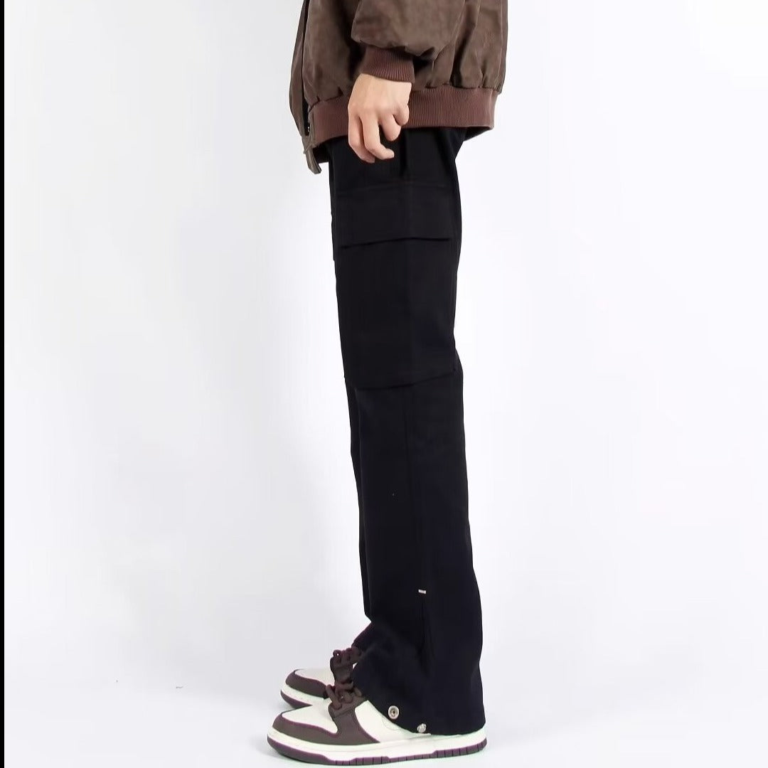 Straight-leg Floor-length Pants