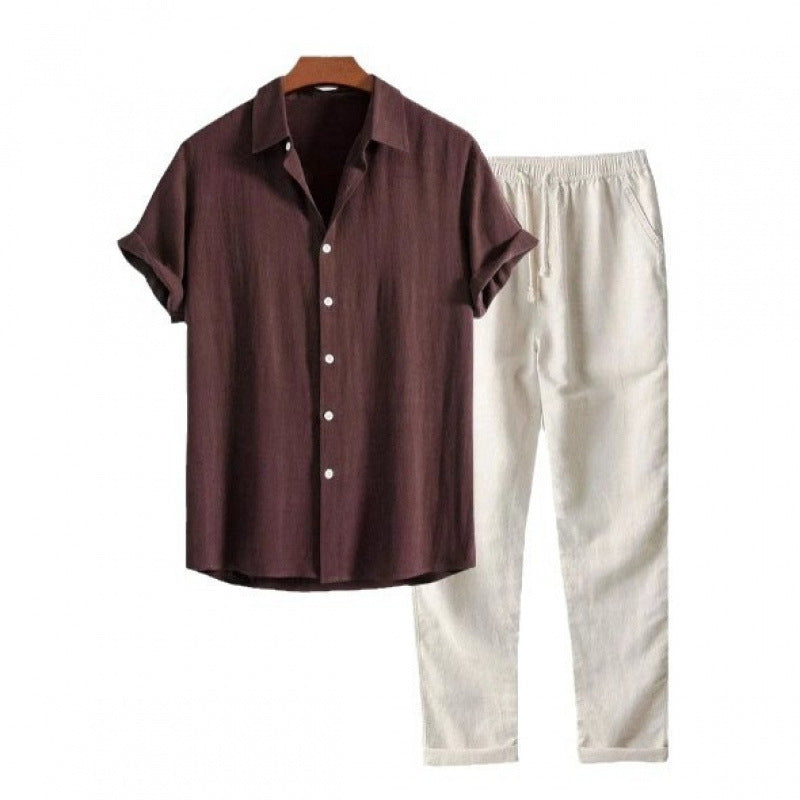 Mens printed Top And Pants Set