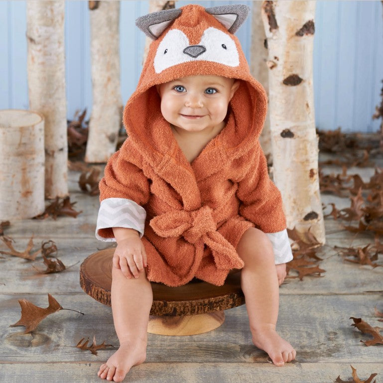 Children's Hooded Animal-shaped Bathrobe