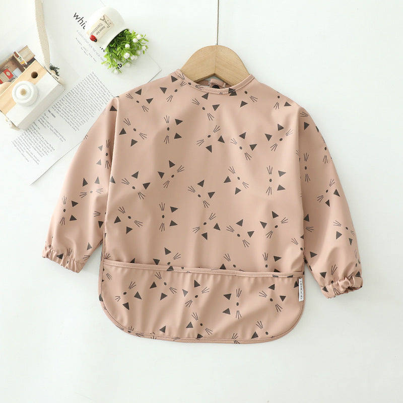 waterproof anti-clothing bib baby eating bib super soft