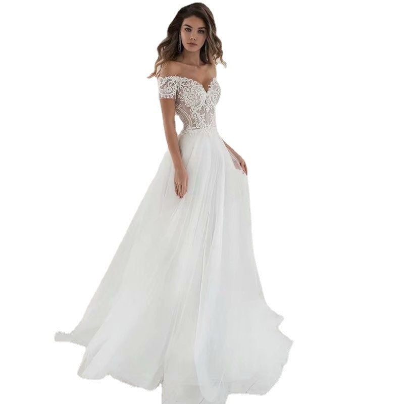 Lace Light Wedding Dress Is Elegant, Simple And Thin