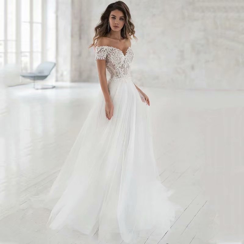 Lace Light Wedding Dress Is Elegant, Simple And Thin