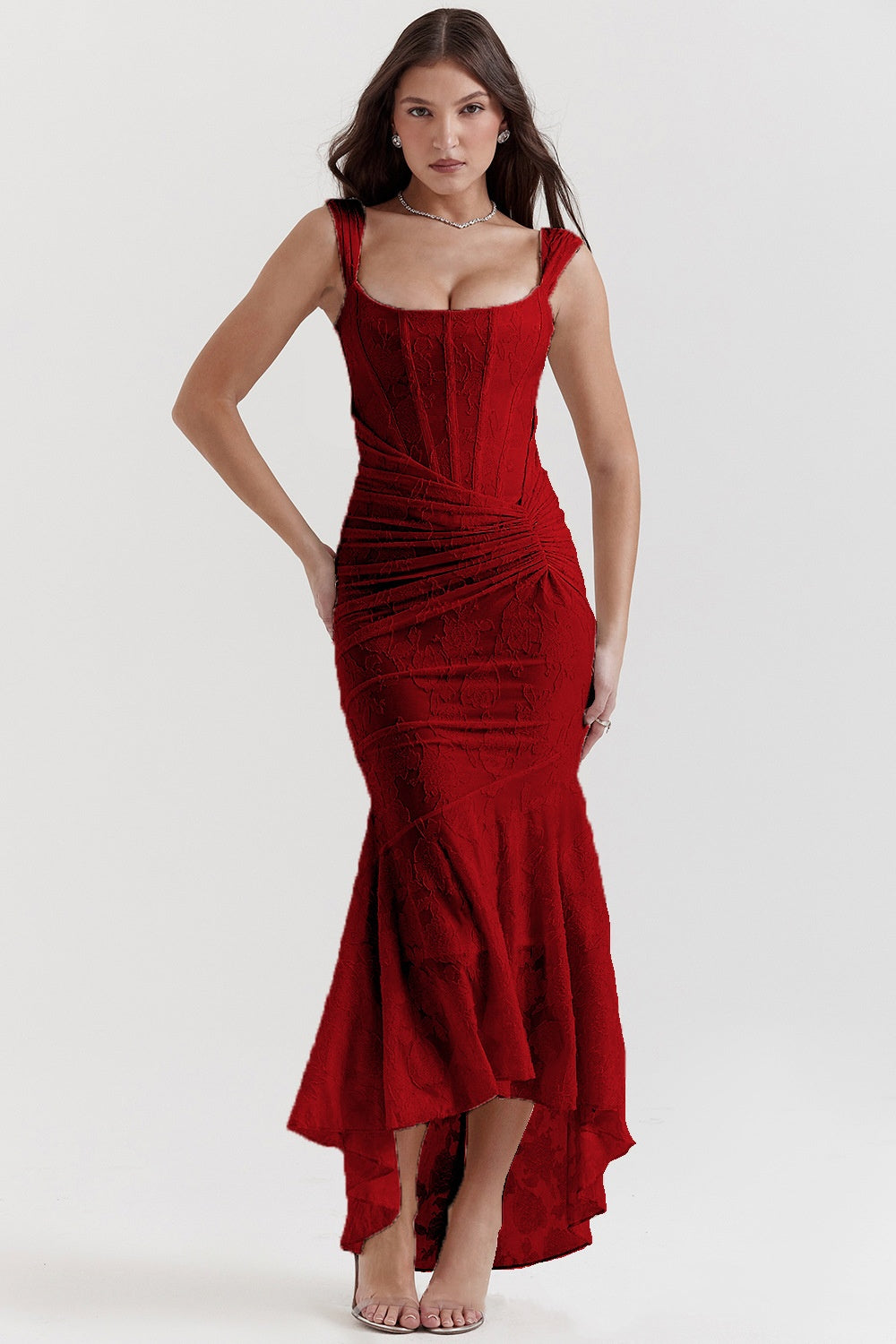 Off-shoulder Backless  Dress Purple Sleeveless Strapless Ruched Bodycon