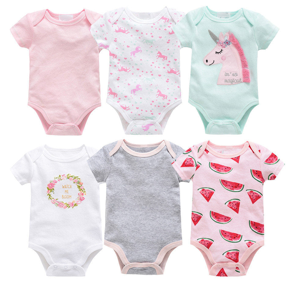 6-piece baby jumpsuit