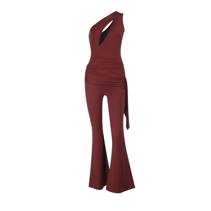 Jumpsuit With A One-shoulder Design