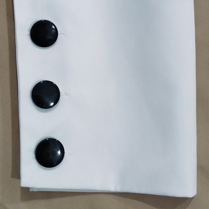 Women's V-Neck Contrast Trim Long Sleeve Blouse With Button Cuff Detail - Casual Comfort Top For Spring&Fall