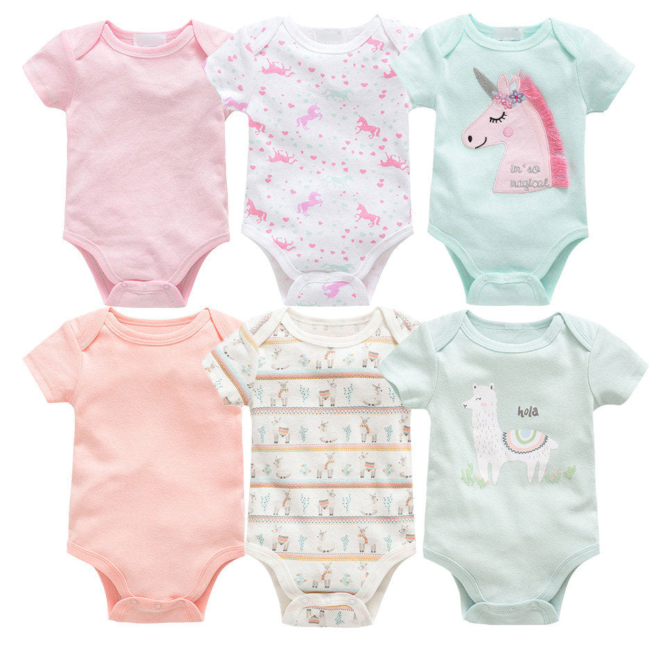 6-piece baby jumpsuit