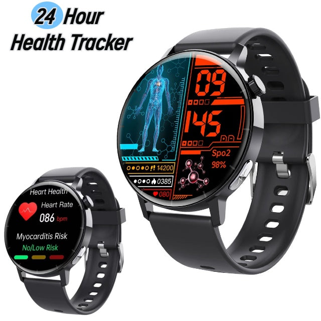 1.41-inch Health Smartwatch Fitness Tracker And Heart Rate-blood Oxygen-blood Pressure-sleep Monitor