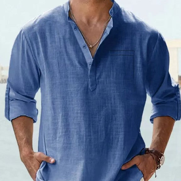 Loose Fitting Shirt With Long Sleeves