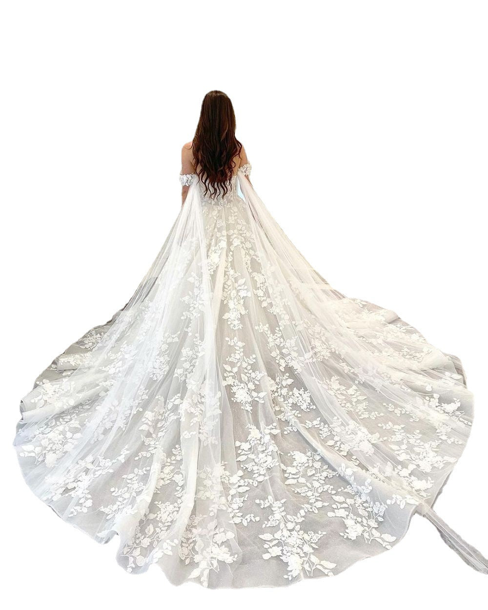 Wedding Dress Light French Trailing