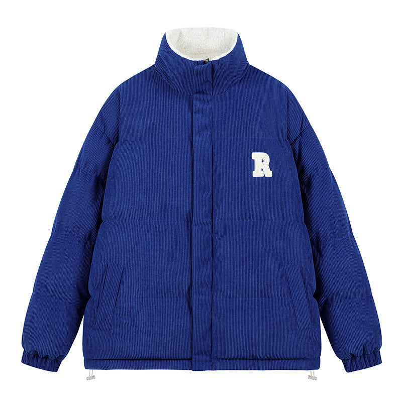 Cotton Padded Double-sided Wear Loose Lapel Coat