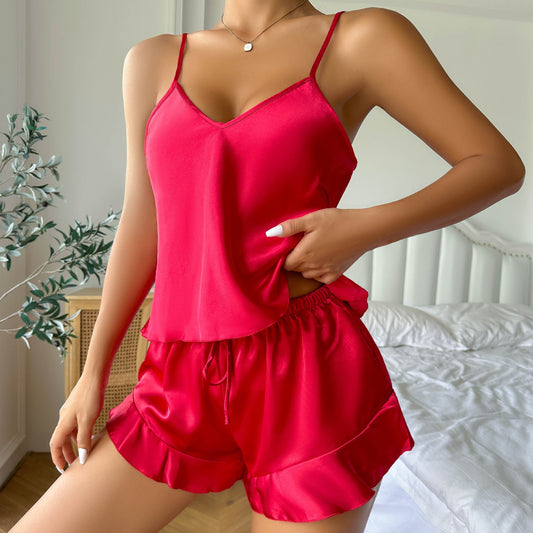 Women's Sexy Top And Pants Pajama Set