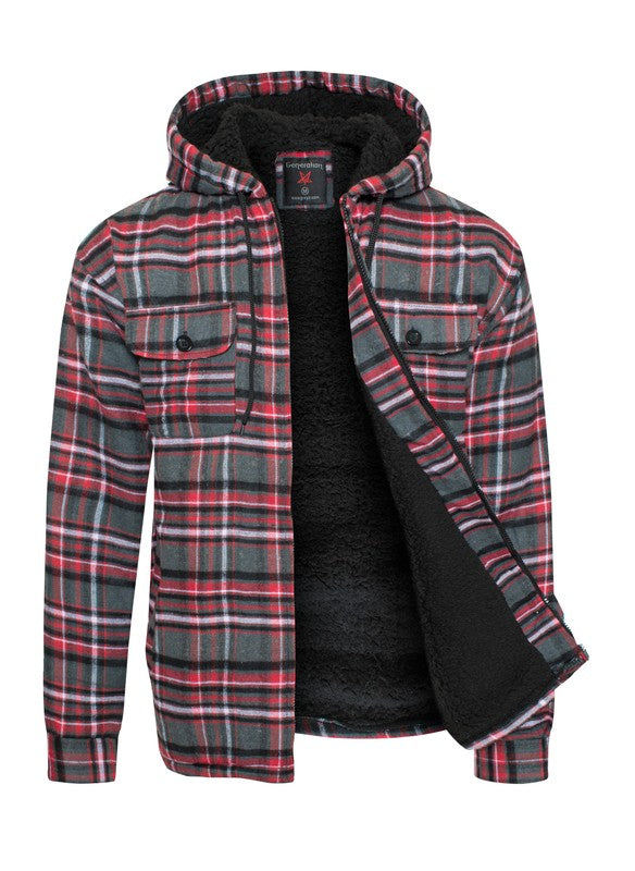 Flannel Sherpa Lining Jacket