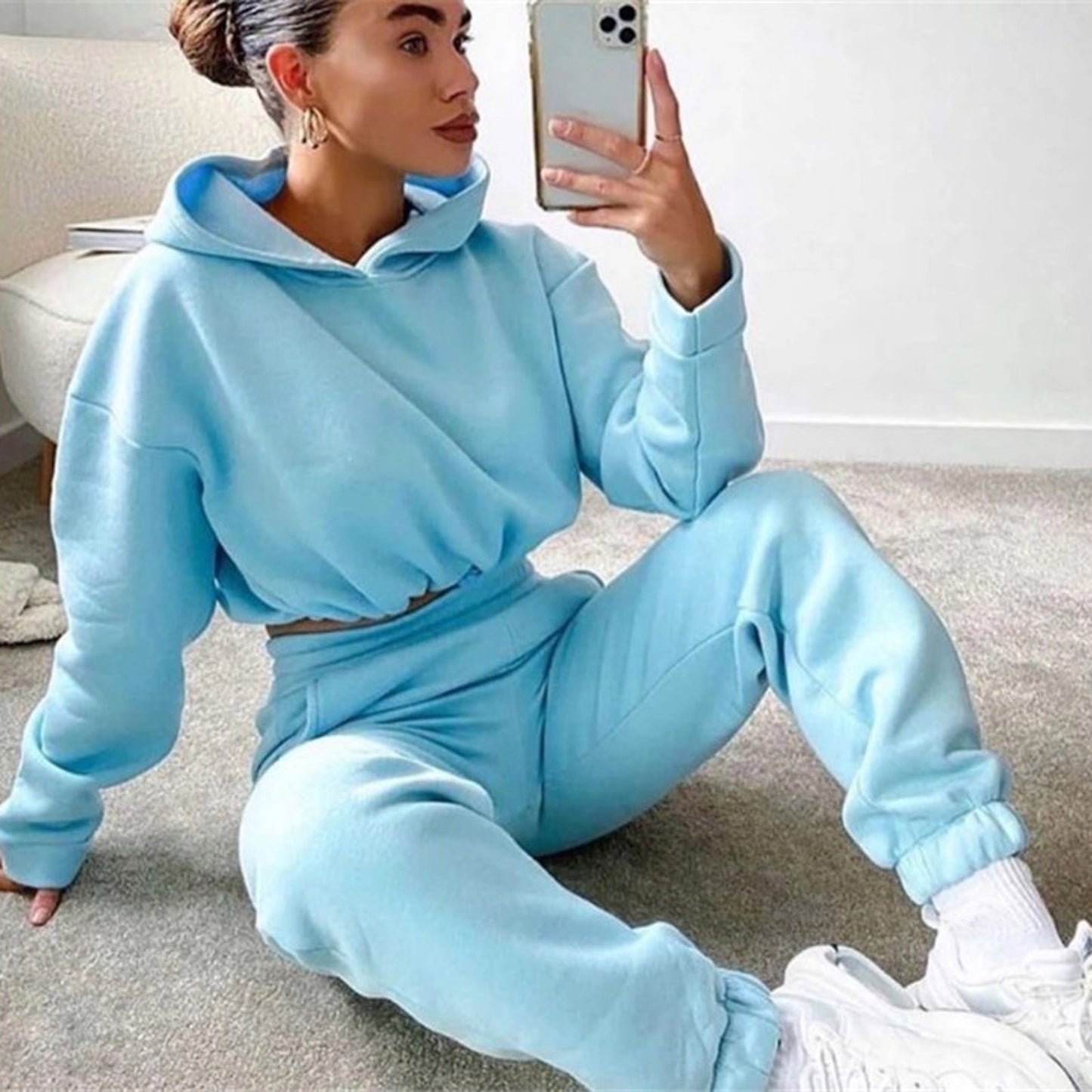 Jogging Suits For Women 2 Piece Sweatsuits  Hoodie