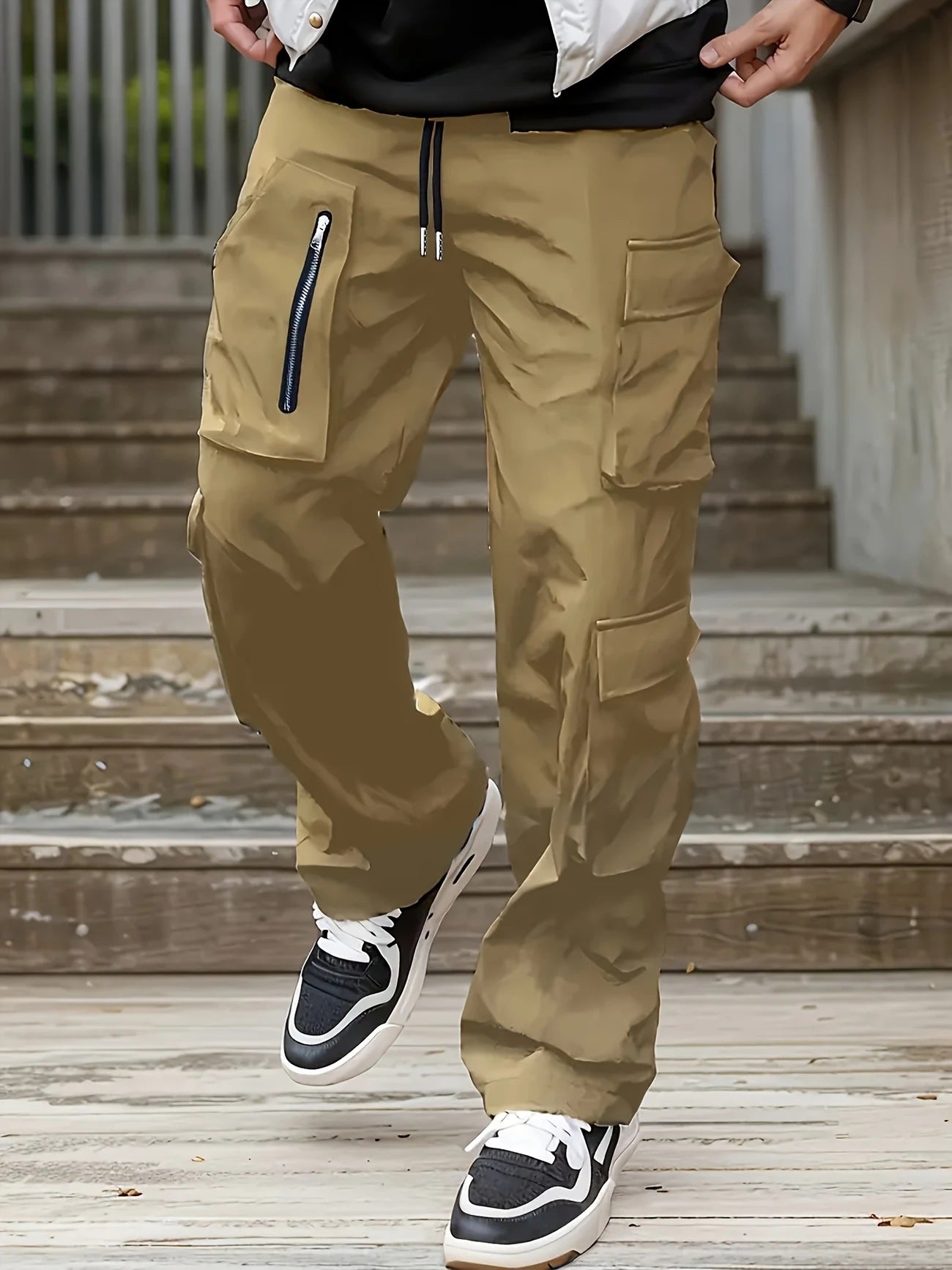 Slim-fit   Multi-pocket   Pants