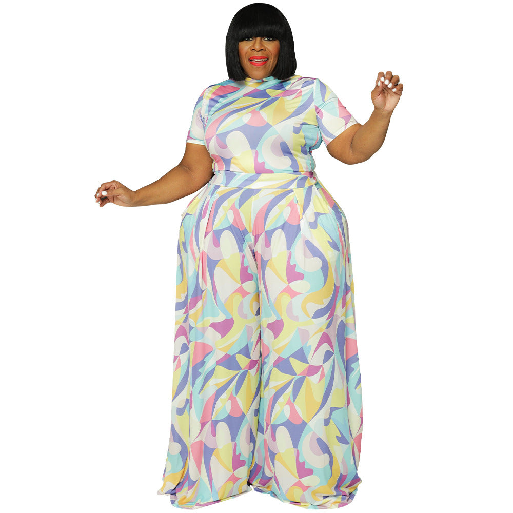 Plus-size Two-piece Set