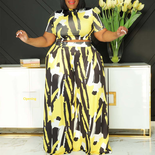 Plus-size Two-piece Set