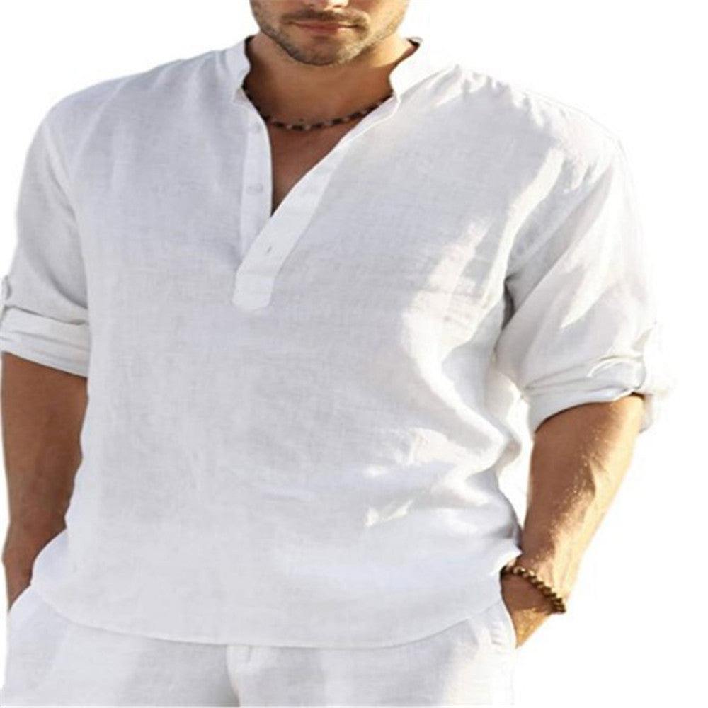 Loose Fitting Shirt With Long Sleeves