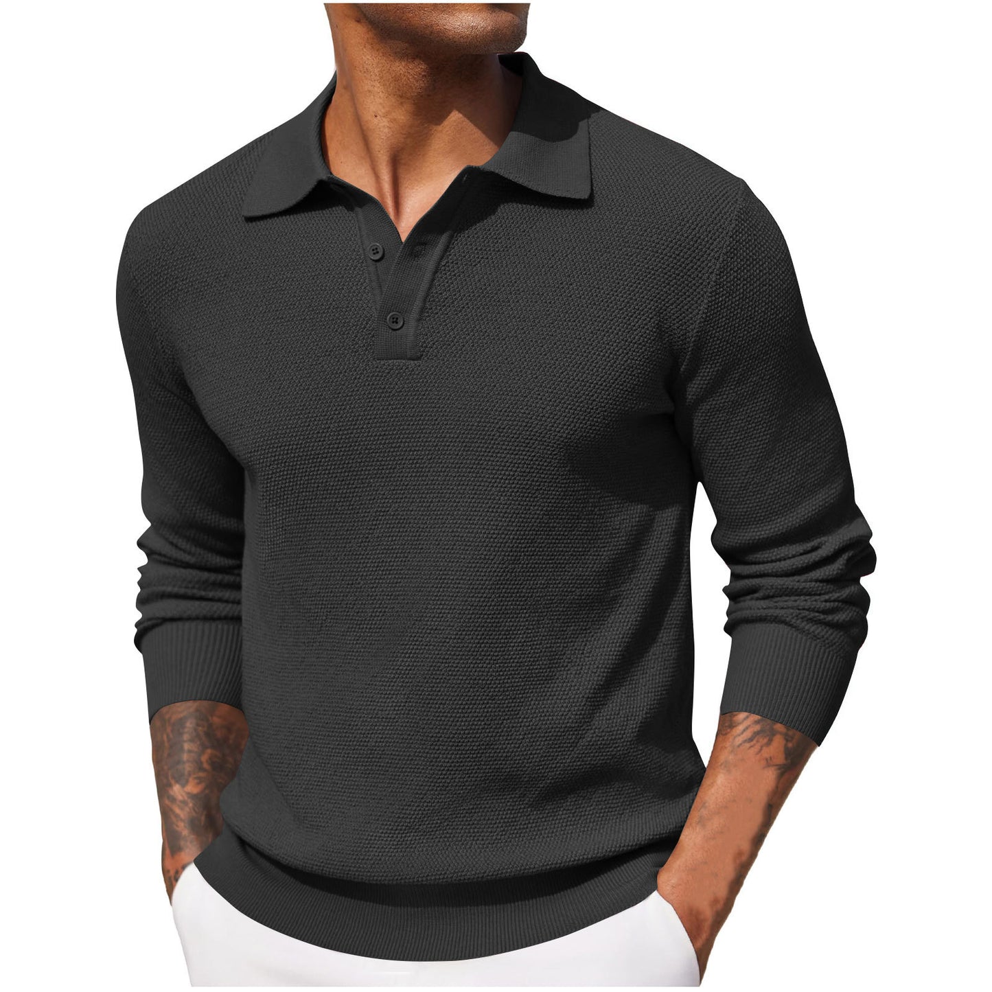 Long-sleeved Top For Men