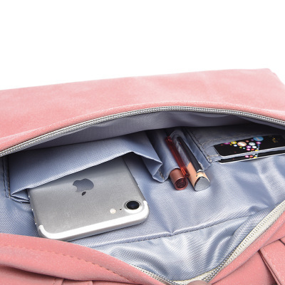 Leather  Laptop Bag Notebook Carrying Case Briefcase For Macbook Air 13.3 14 15.6 Inch Mouse Bag