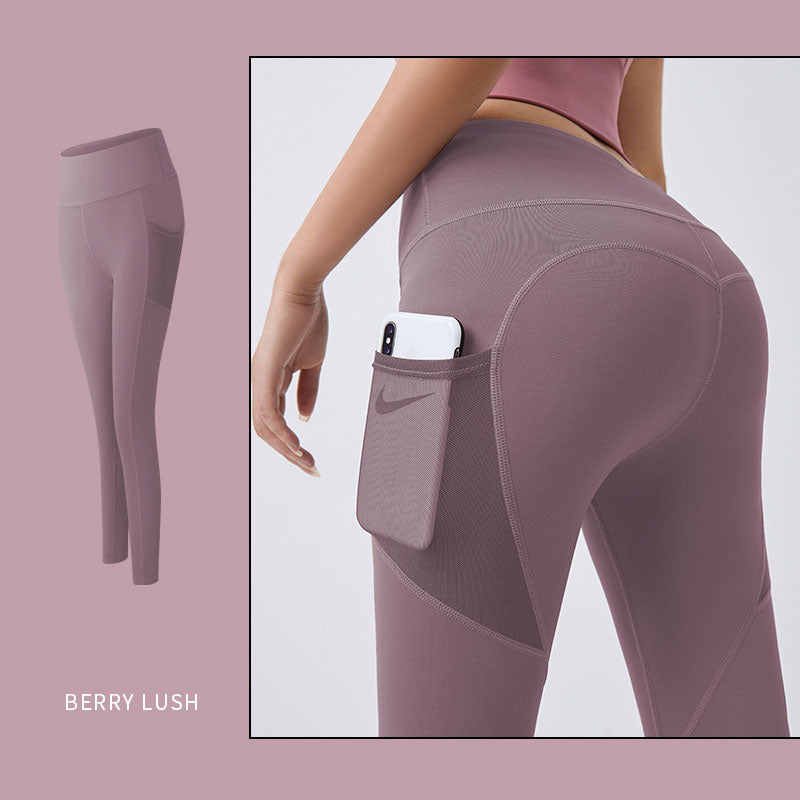 Yoga Pants With Pocket Tummy Control