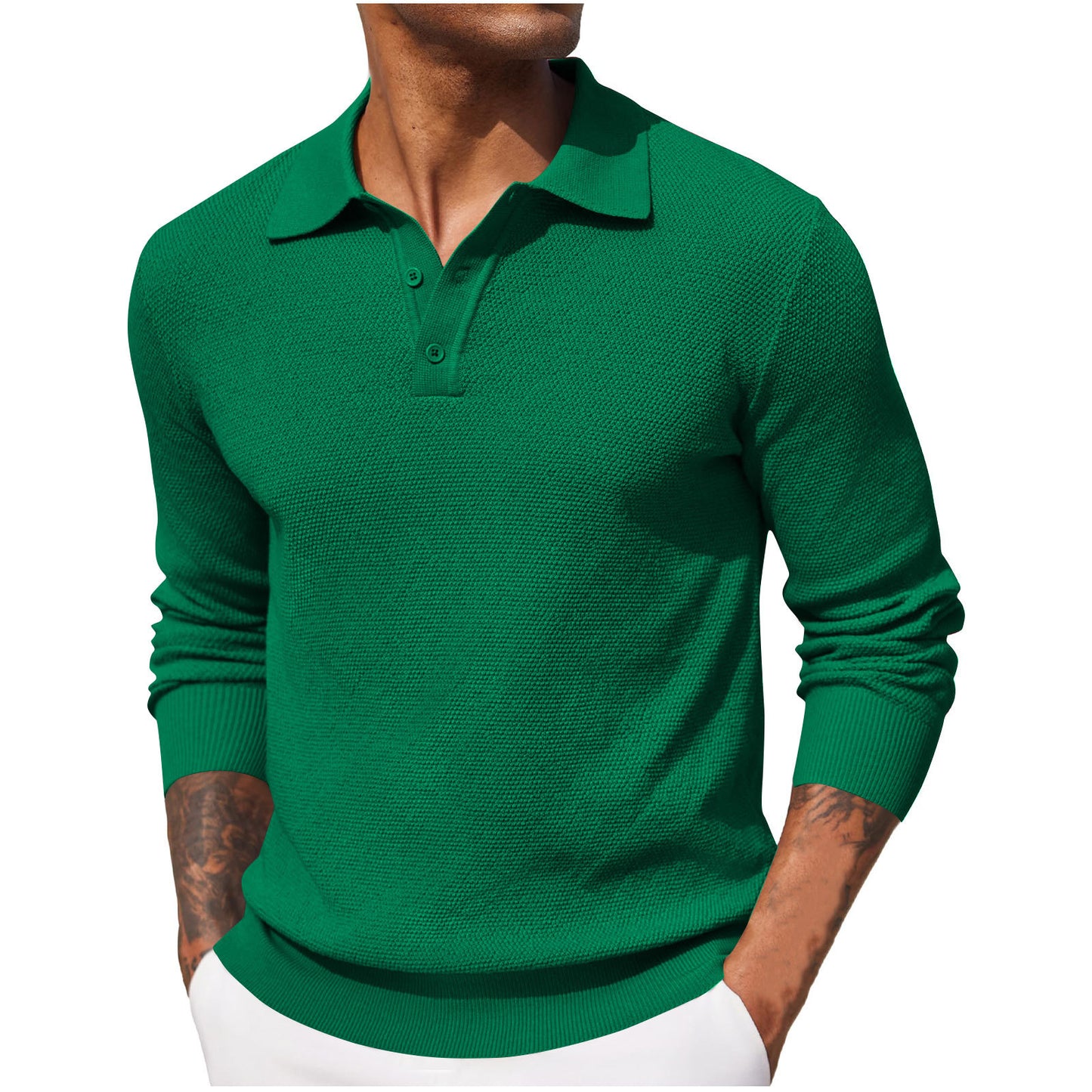 Long-sleeved Top For Men